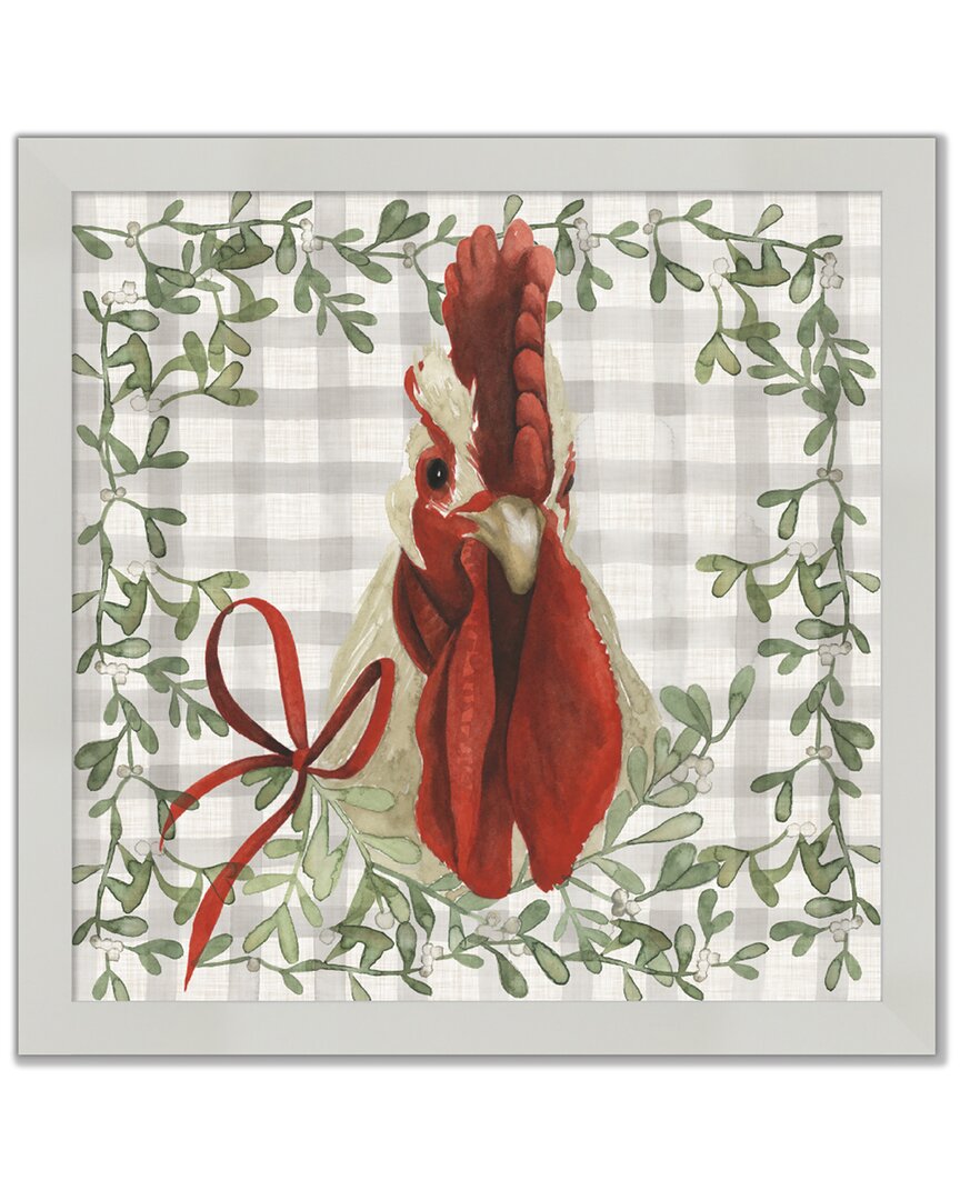 Courtside Market Wall Decor Courtside Market Rooster Holiday Framed Art In Multicolor