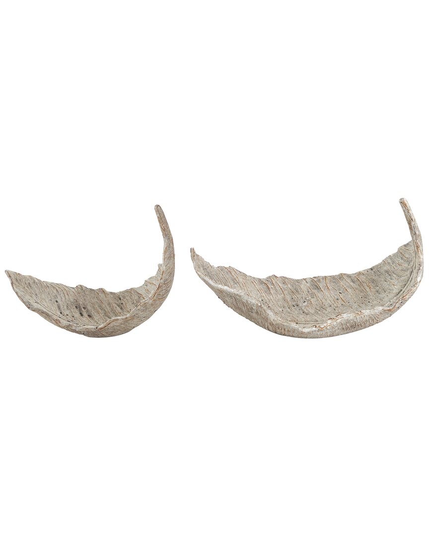Peyton Lane Set Of 2 Textured Decorative Bowls