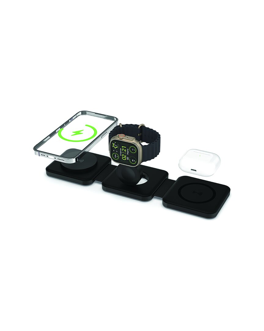 Phunkee Tree Leather Tri Fold Charging Station