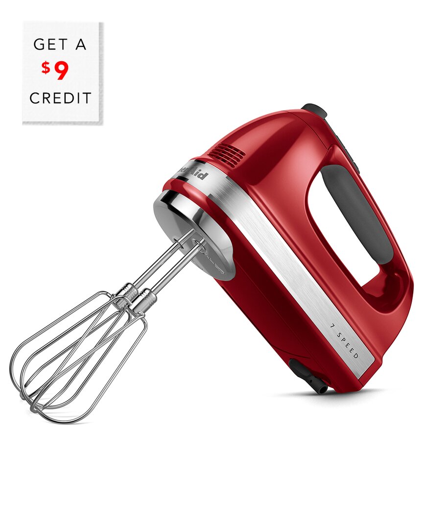 Kitchenaid 7-speed Hand Mixer With Turbo Beaters Ii$9 Credit With $9 Credit
