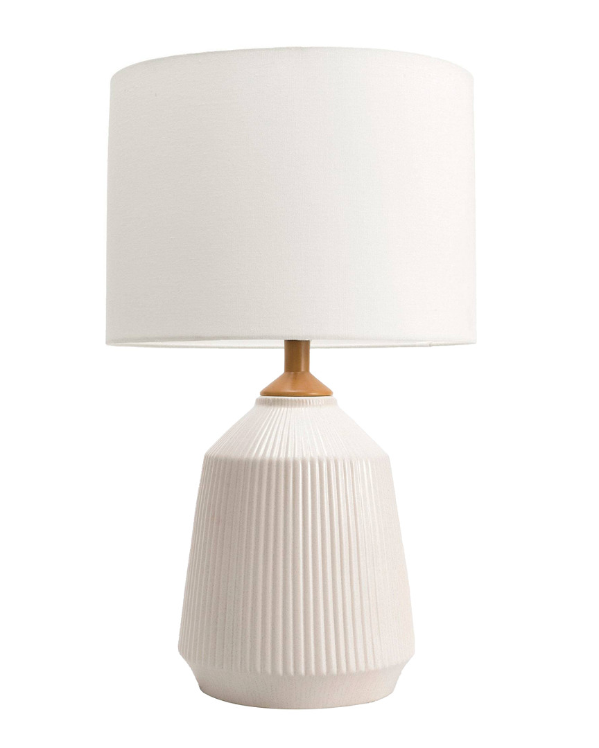 Nuloom 24in Isabella Ceramic Linen Shade Table Lamp