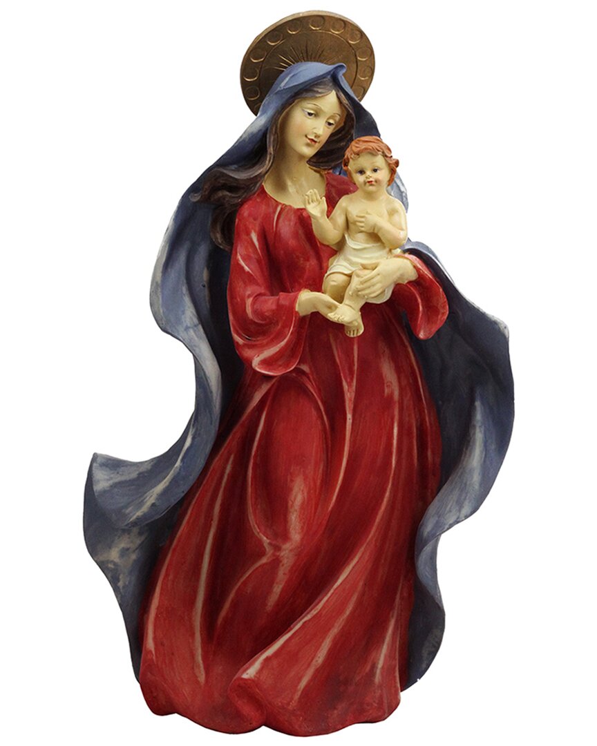 Northern Lights Northlight 18.5in Religious Virgin Mary With Baby Jesus Christmas Nativity Figure In Blue