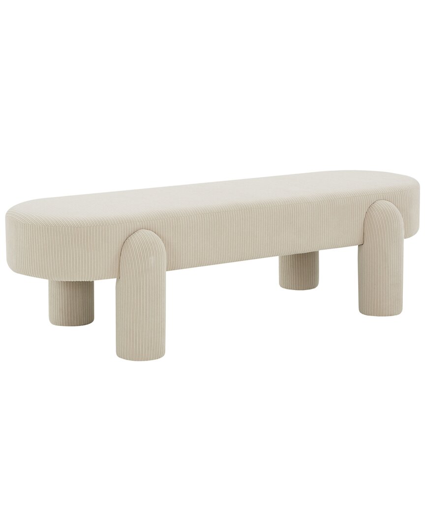 Safavieh Couture Laurence Corduroy Bench