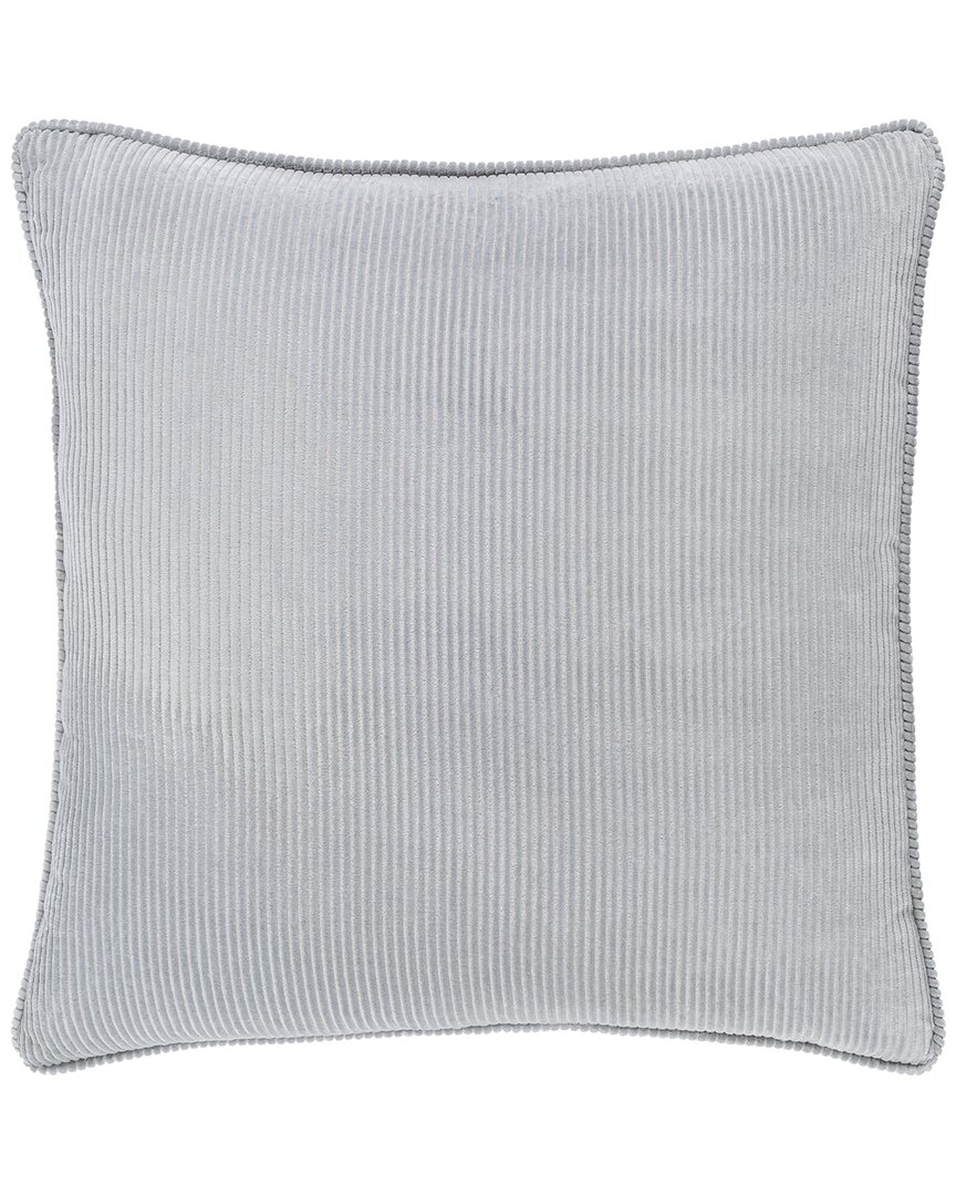 Surya Corduroy Pillow In Gray