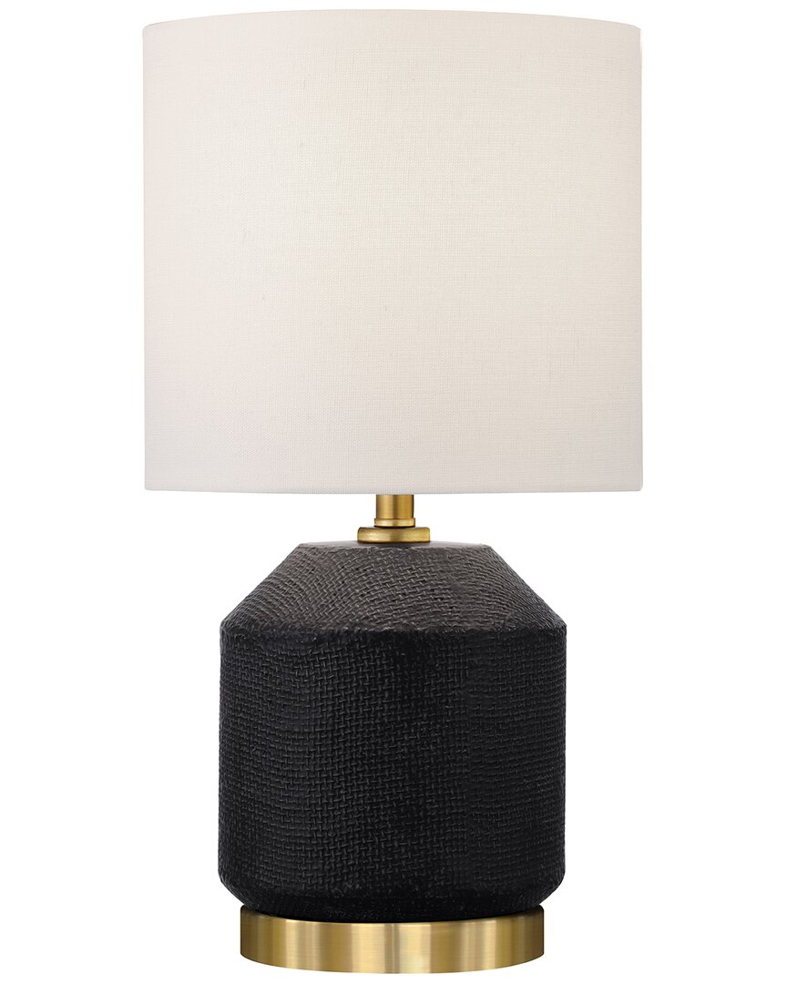 Abraham + Ivy Esther 15 Tall Textured Ceramic Mini Lamp With Fa