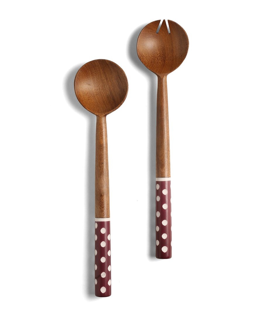 TIRAMISU TIRAMISU RESIN & WOOD SALAD SET