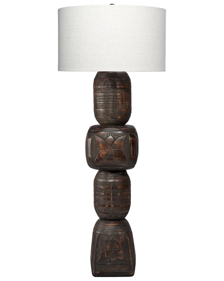 Jamie Young Totem Floor Lamp In Black