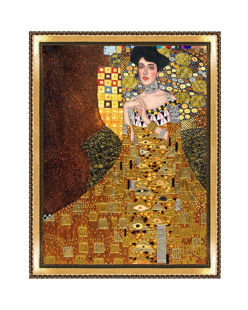 Overstock Art Portrait Of Adele Bloch-bauer I, 1907, Metallic Embellished By Gustav Klimt