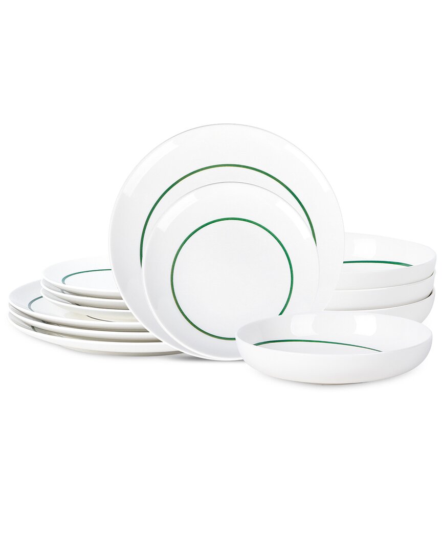 Stone Lain Luna 12pc Porcelain Dinnerware Set