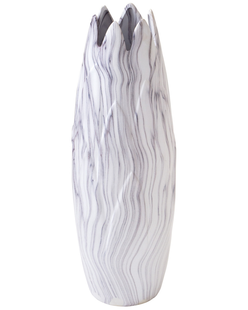 Peyton Lane Ceramic & Marble Vase