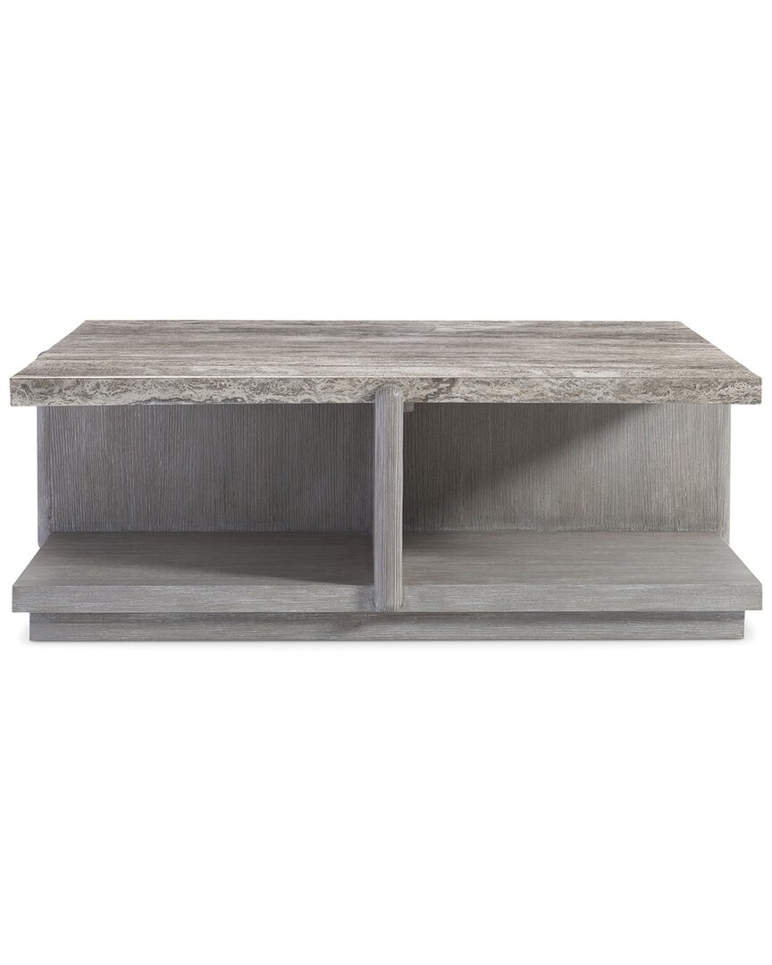 Bernhardt Sereno Square Cocktail Table In Gray