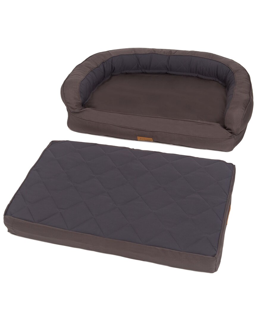 3 Dog Pet Supply Softshell Headrest Dog Bed In Multi