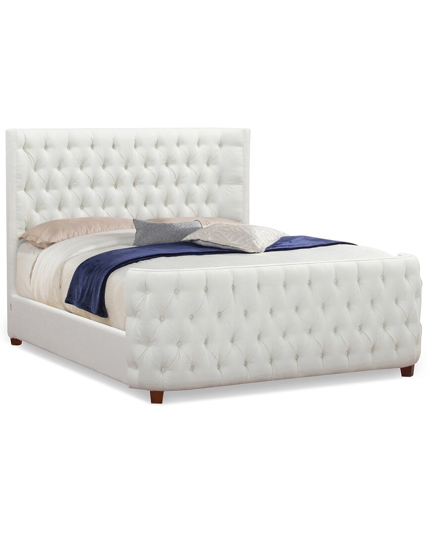 Jennifer Taylor Home Brooklyn Queen Tufted Panel Bed Headboard And Footboard Set