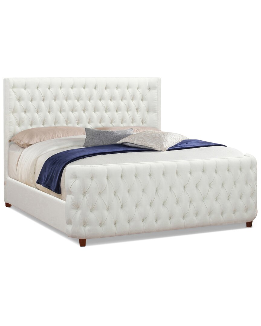 Jennifer Taylor Home Brooklyn King Tufted Panel Bed Headboard And Footboard Set