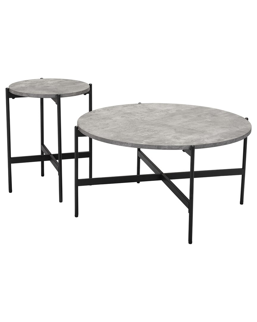 Zuo Modern Malo Coffee Table Set In Gray