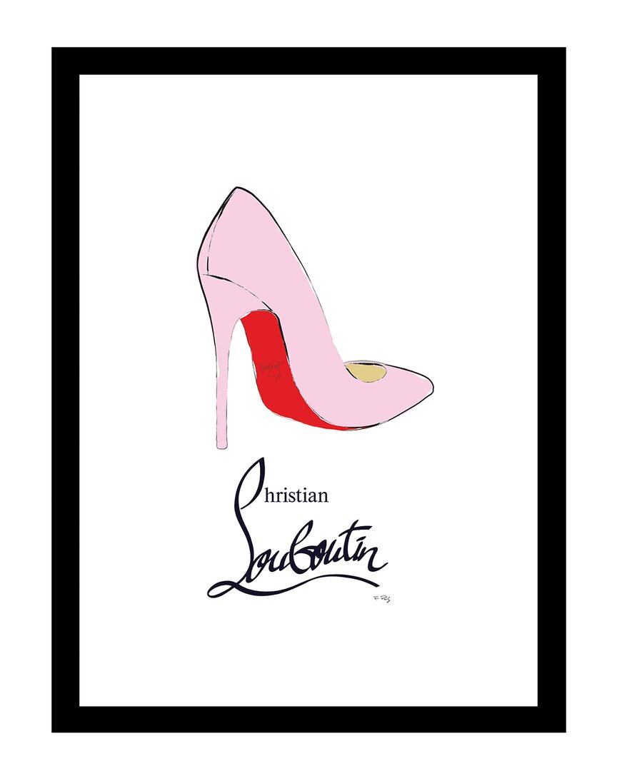 Shop Fairchild Paris Christian Louboutin Wall Art In Black