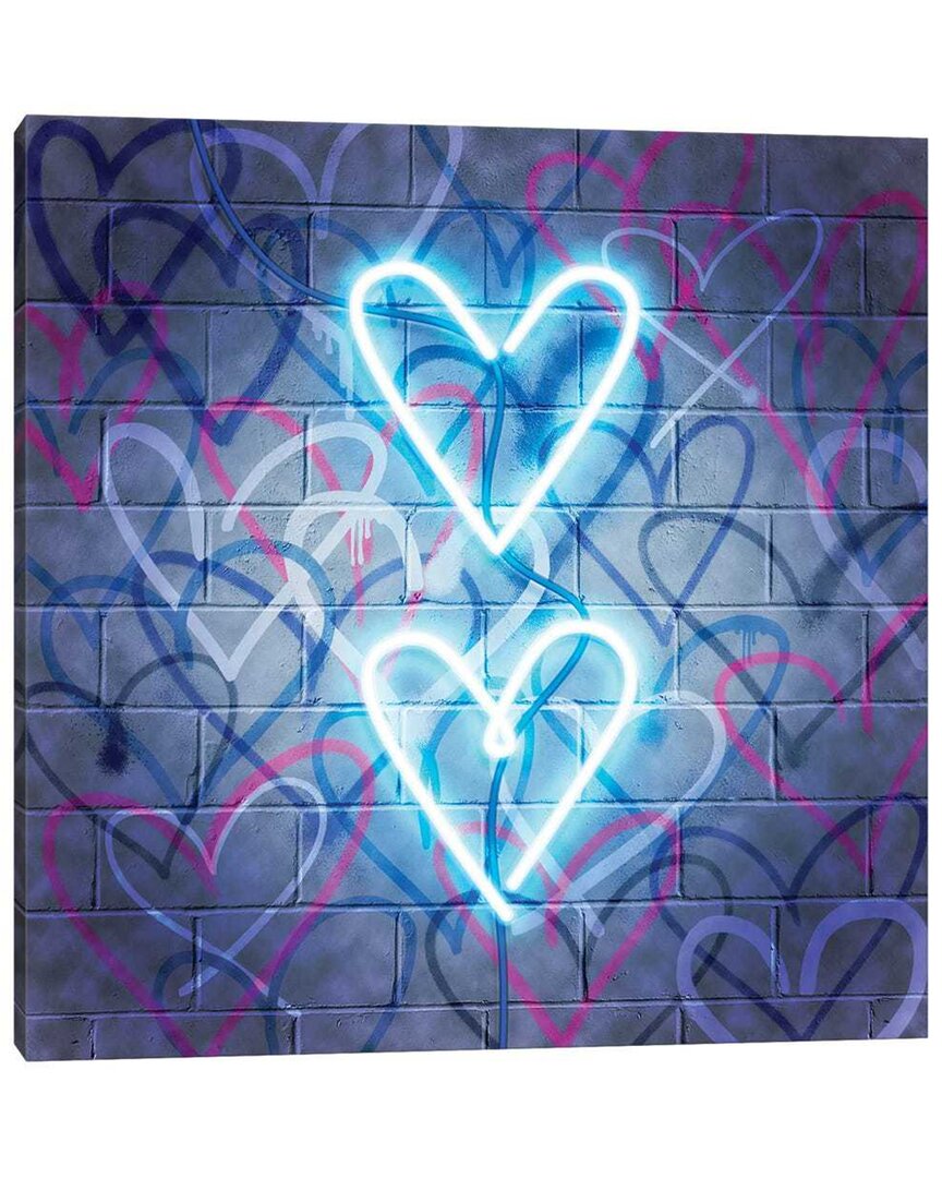 Icanvas Neon Heart I By Grace Popp Wall Art