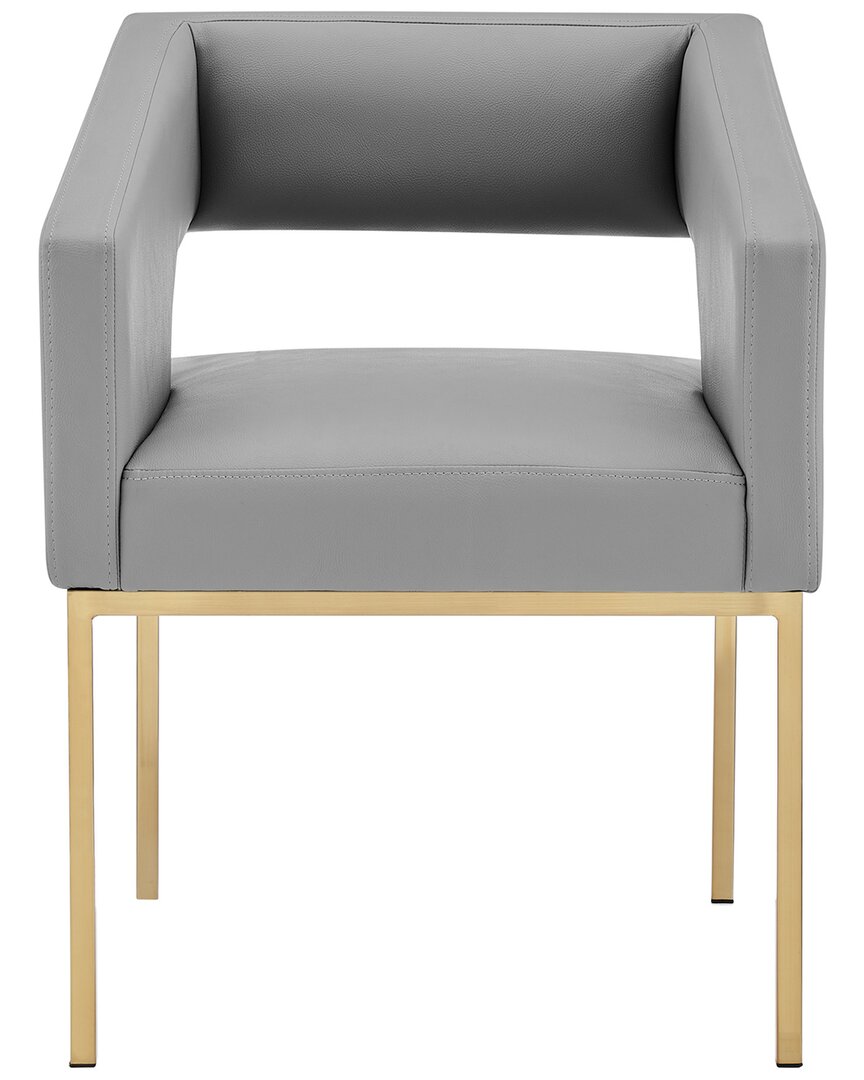 Shop Chic Home Roma Dining Chair In Grey