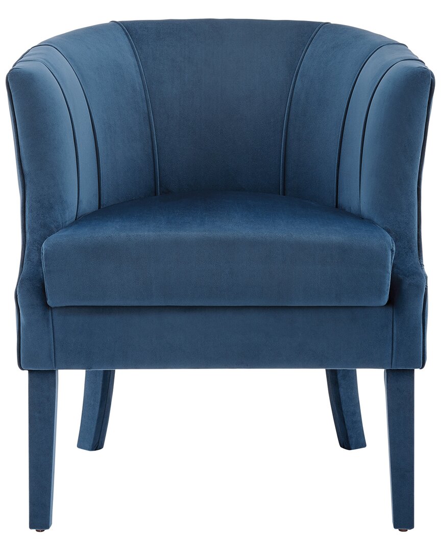 Shop Chic Home Sloane Accent Chair In Blue