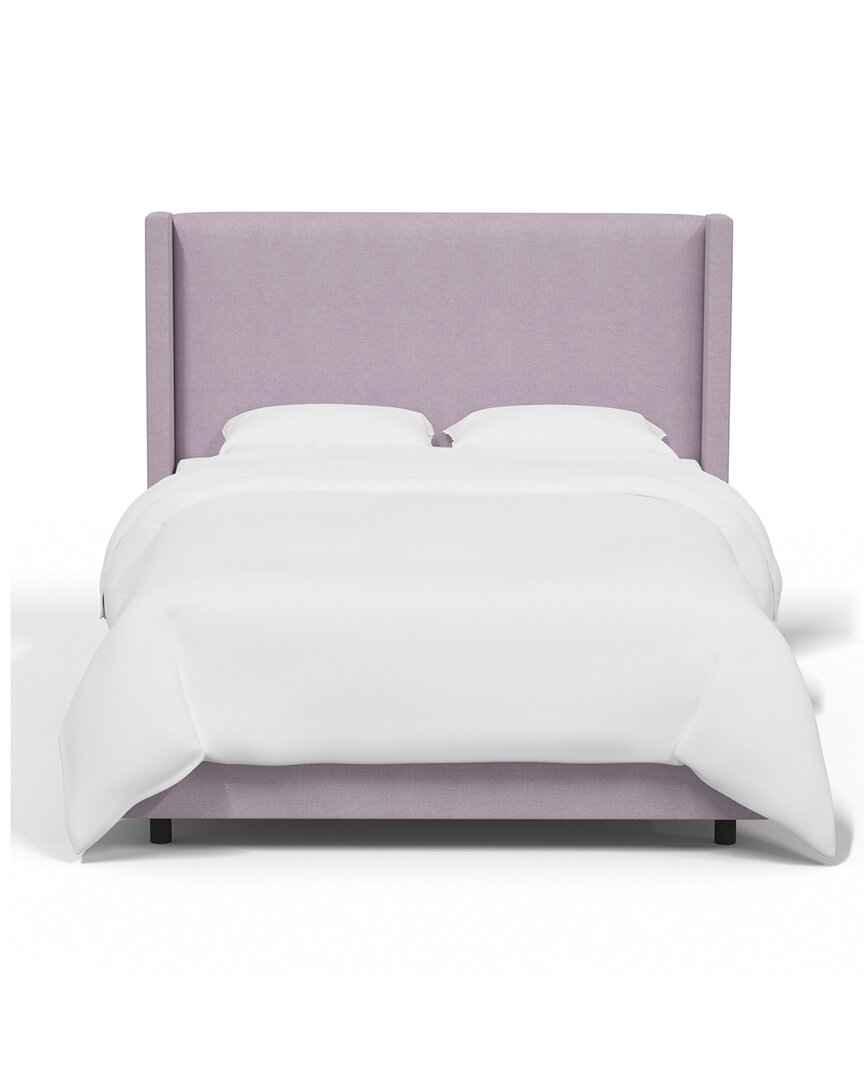 Skyline Furniture Upholstered Bed Linen In Purple