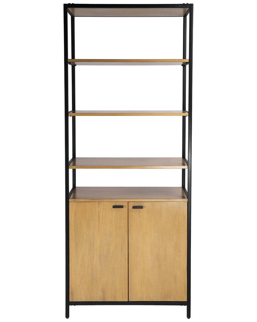 Butler Specialty Company Hans Open & Closed Etagere Bookcase In Natural