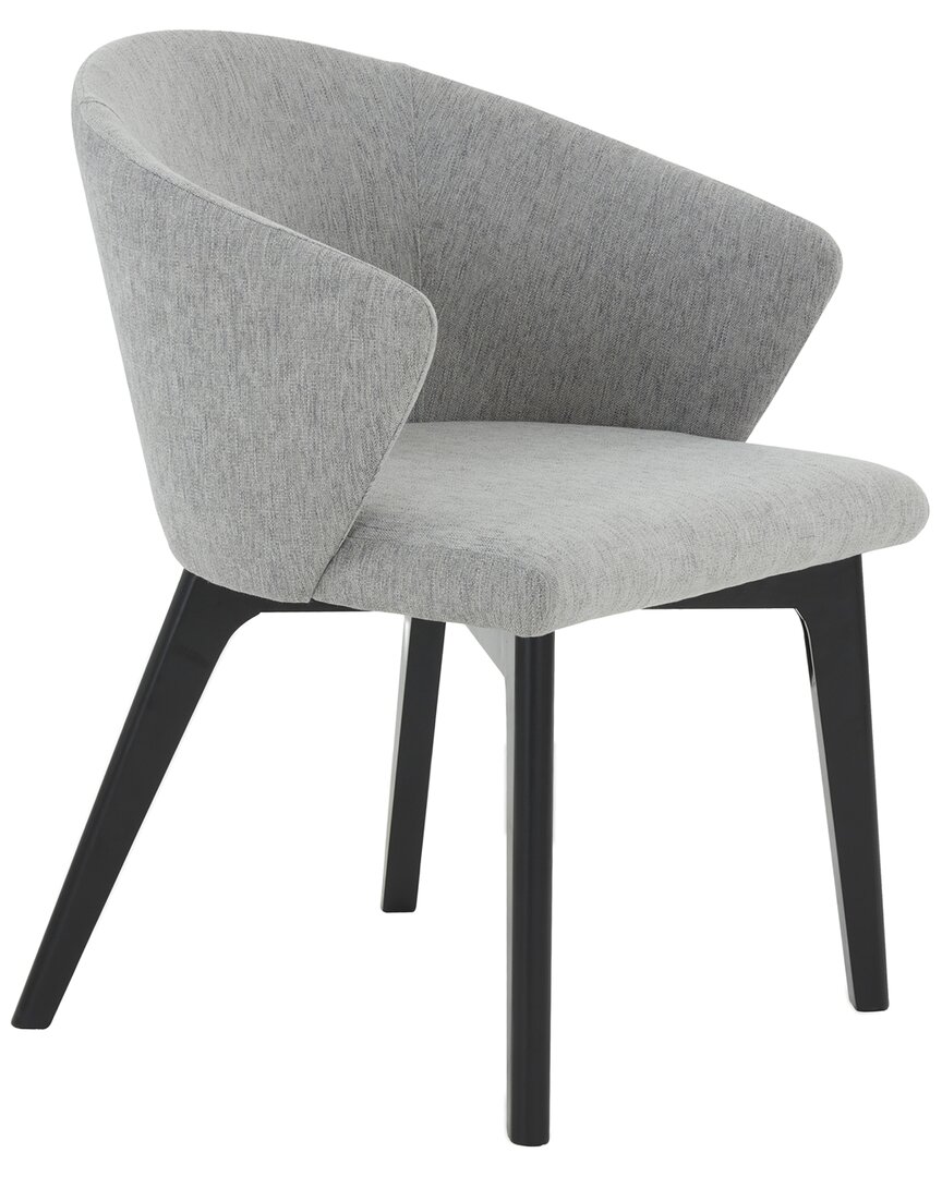 Safavieh Couture Wynonna Linen Dining Chair In Grey