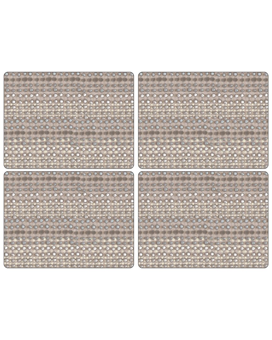 Shop Pimpernel Pure Placemats Set Of 4 In Silver