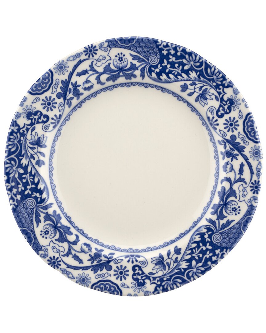 Spode Blue Italian Brocato 8in Salad Plate