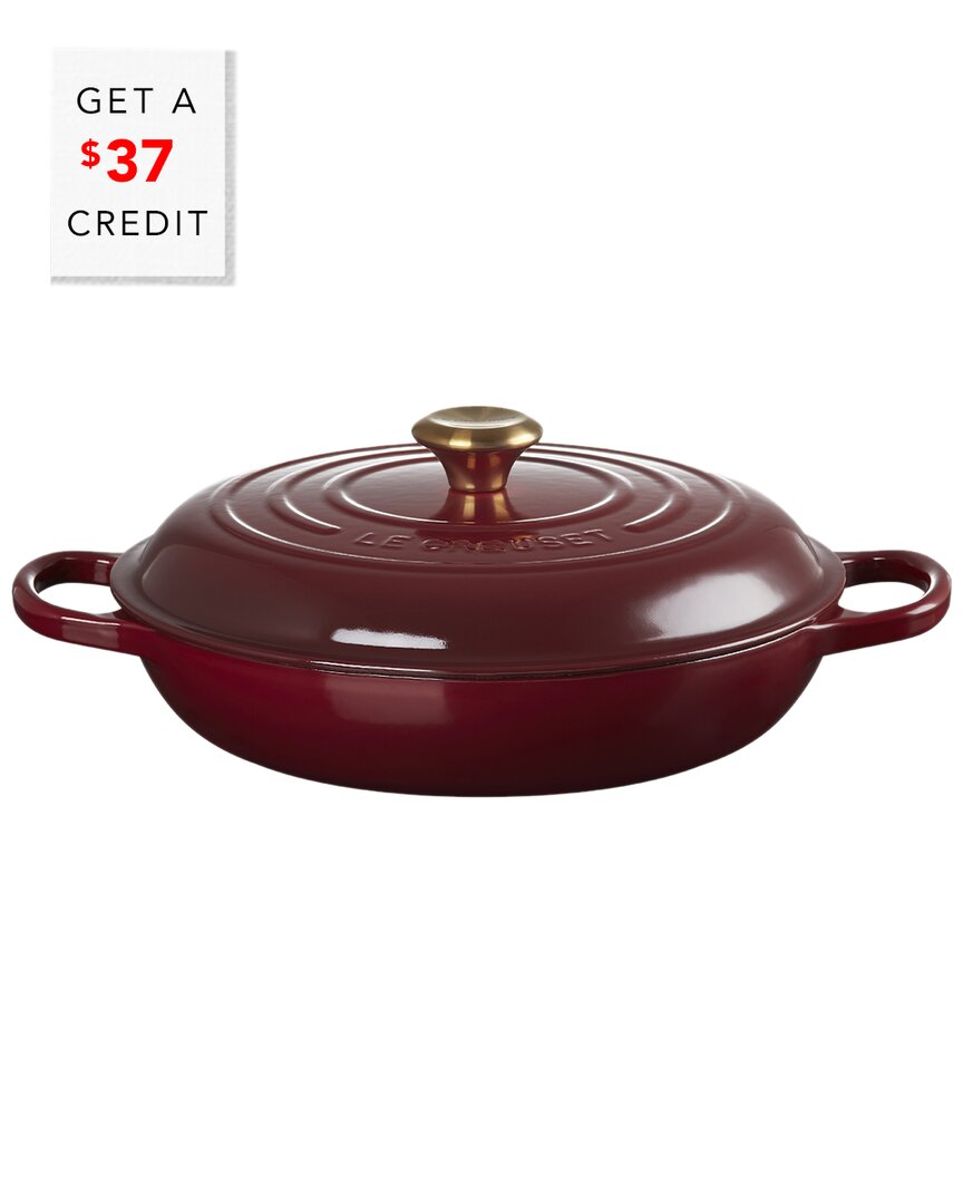 Le Creuset 3.5qt Signature Braiser In Red