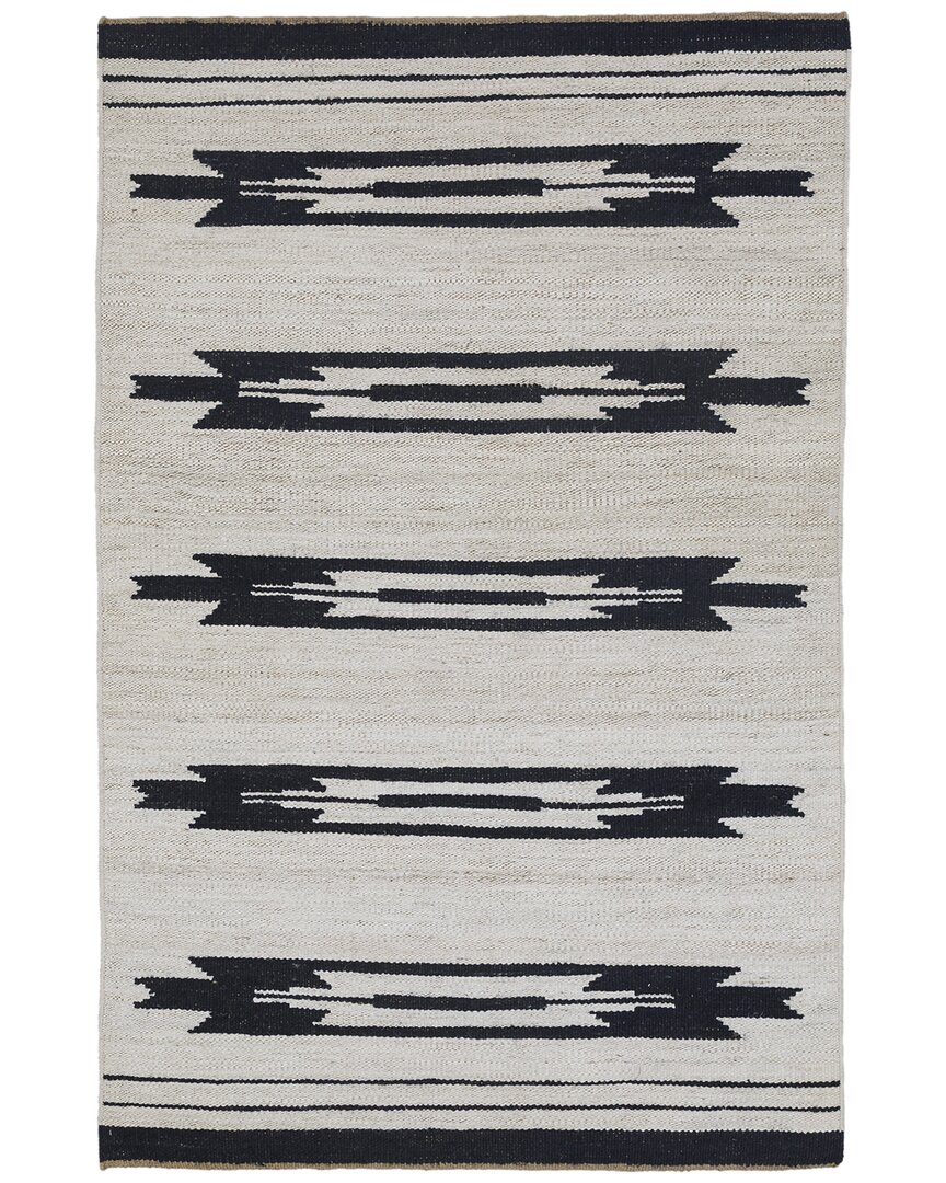 Obeetee Flatweave Sona Jute Rug In White