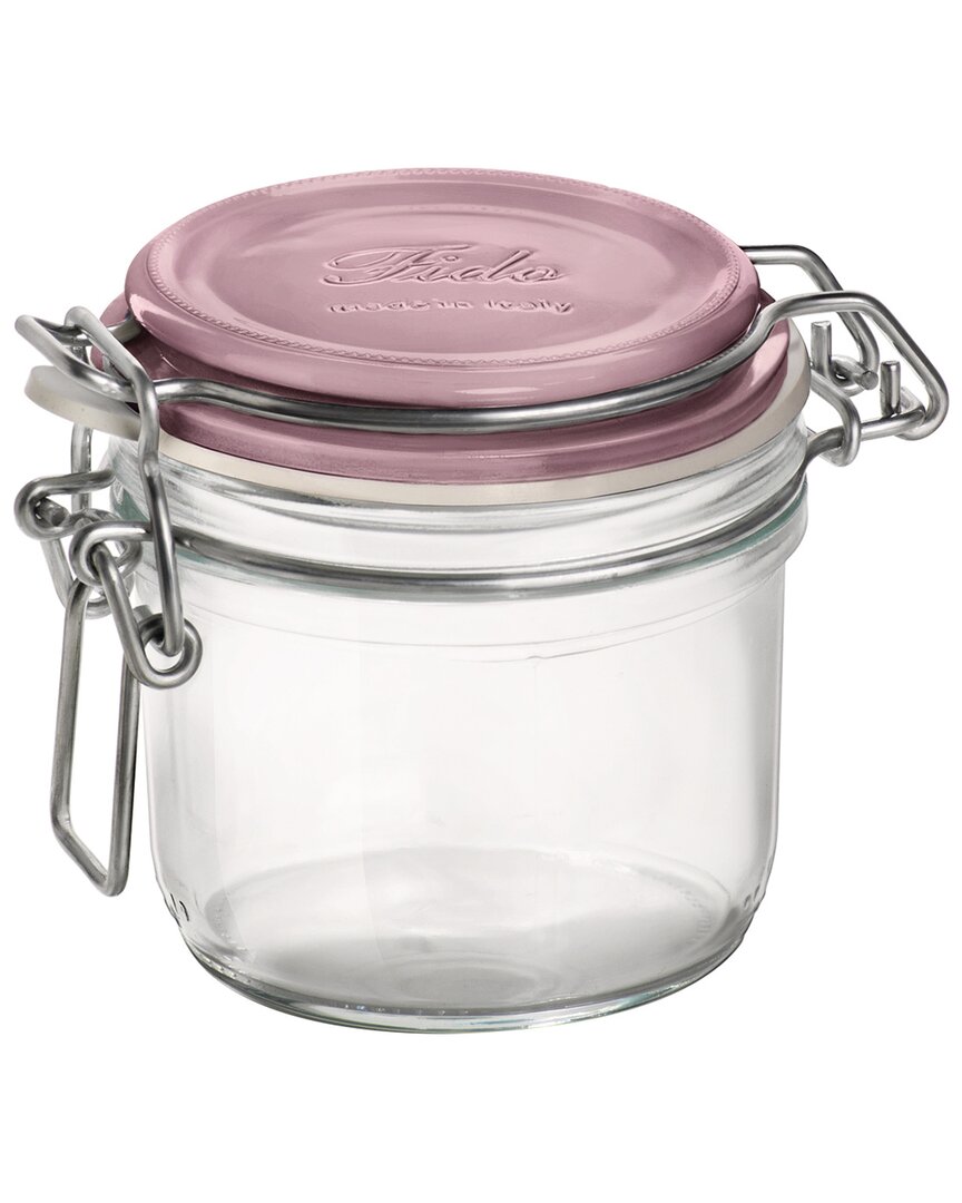 Bormioli Rocco Set Of 12 Color Palette 6.75oz Violet Fido Food Storage Jars