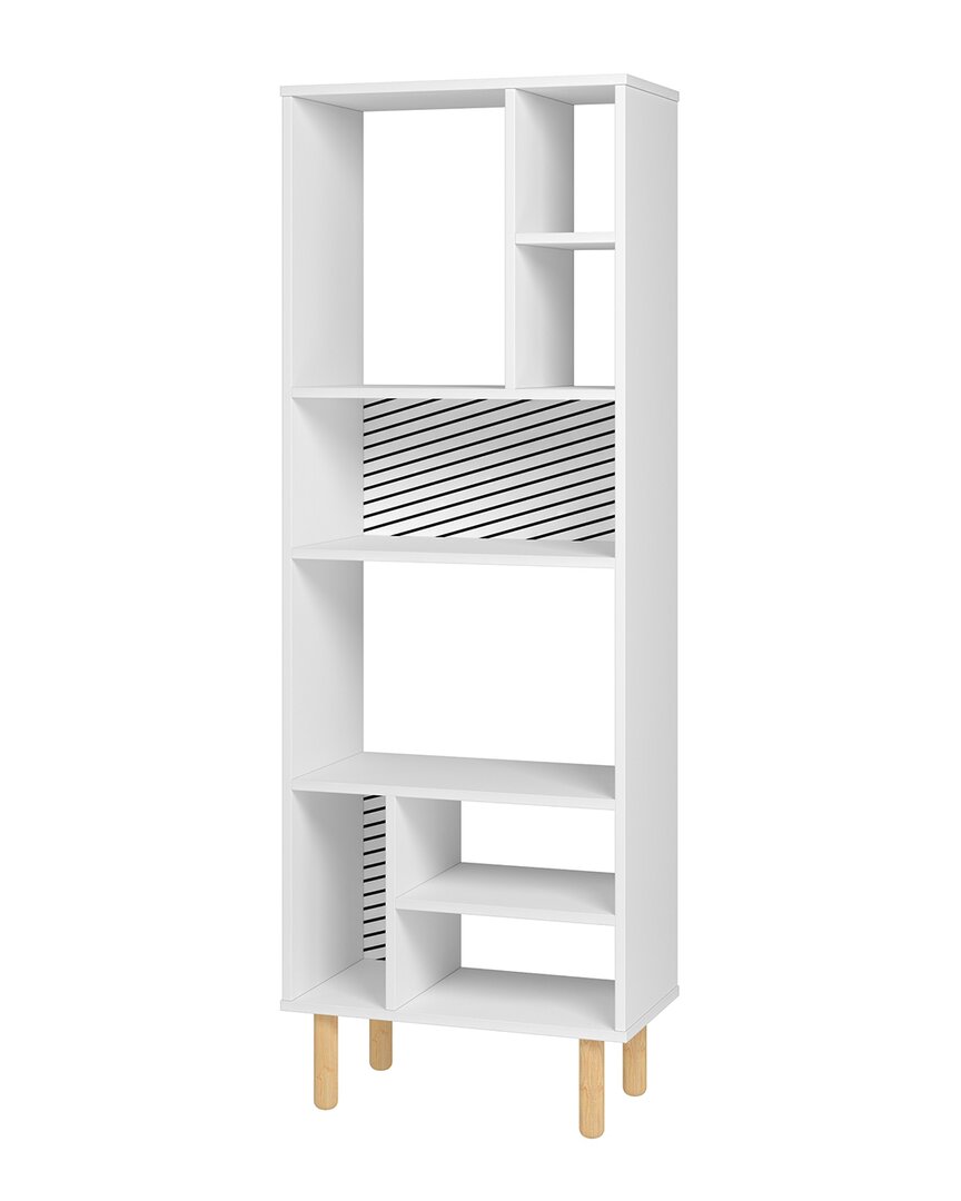 Manhattan Comfort Essex 60.23 Décor Bookcase In White