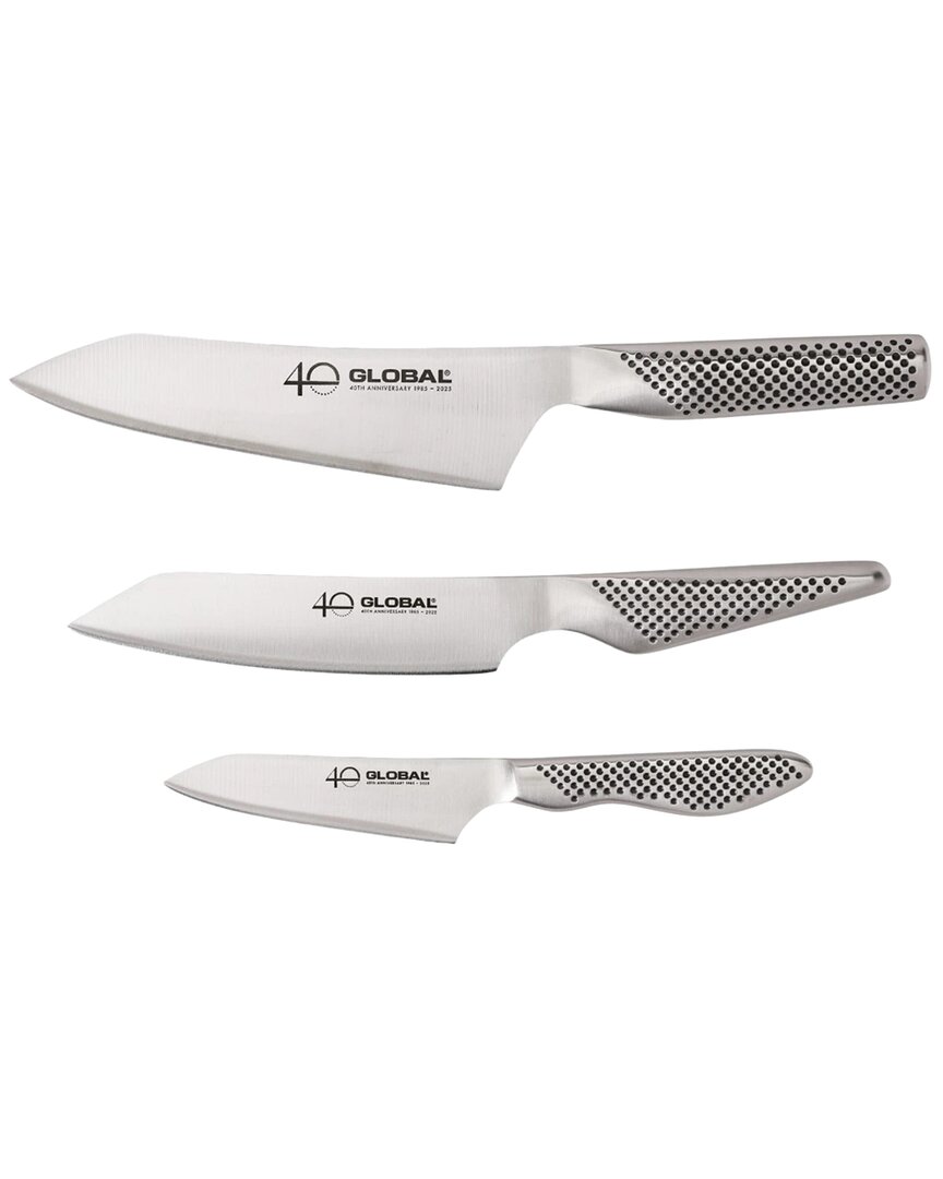 Global 40th Anniversary 3-piece Knife Set