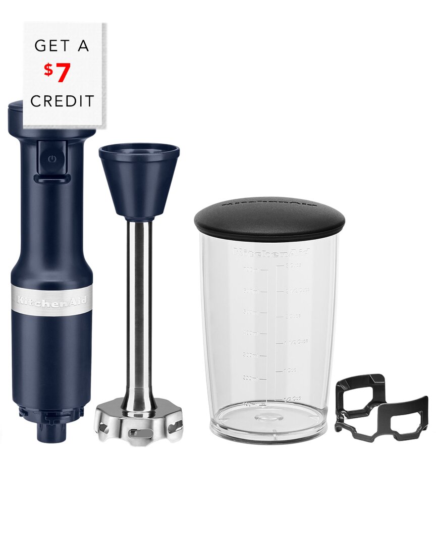 Kitchenaid Variable Speed Immersion Hand Blender With $7 Credit In Multi