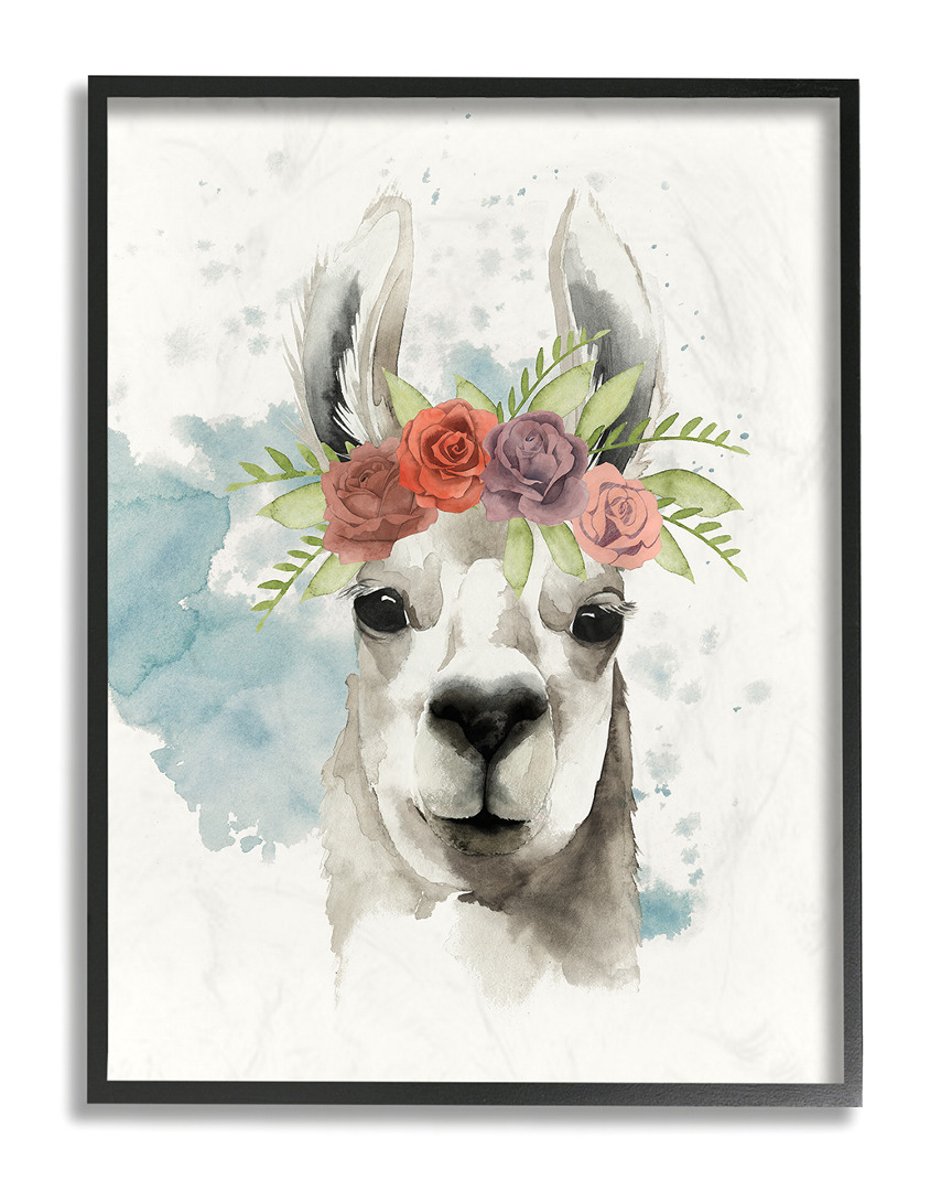 Stupell Watercolor Llama Del Rey