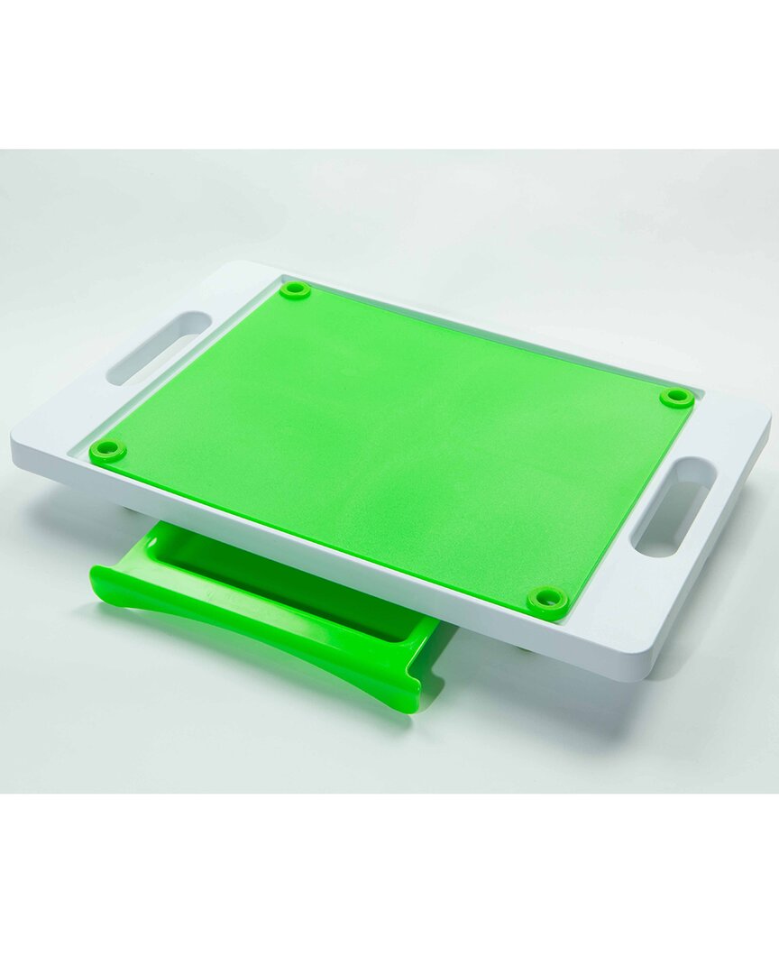 Karving King Dripless Cutting Board 2-in-1 System In Green