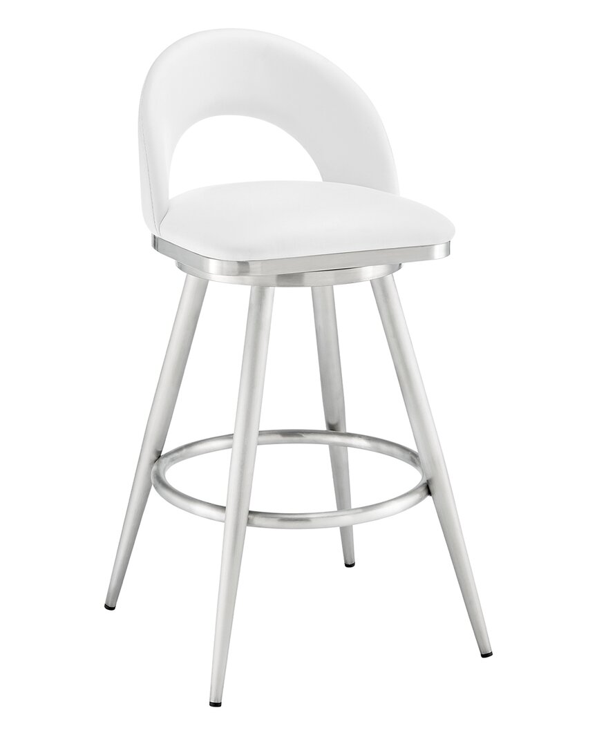 Armen Living Charlotte 26in Swivel Counter Stool