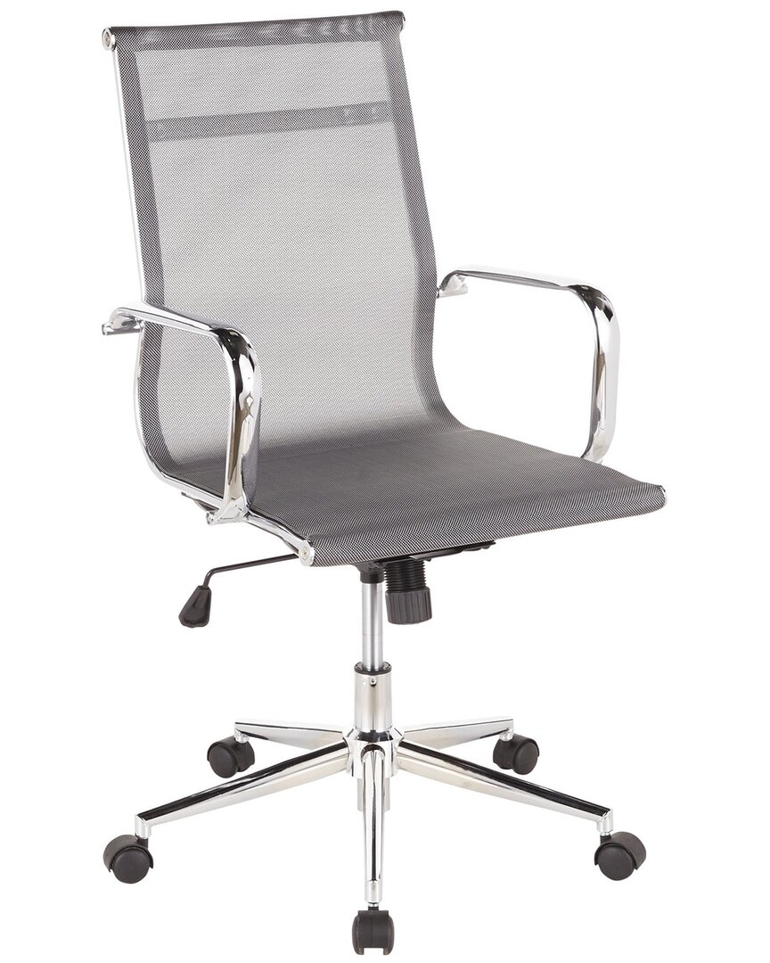 Lumisource Mirage Office Chair In Silver