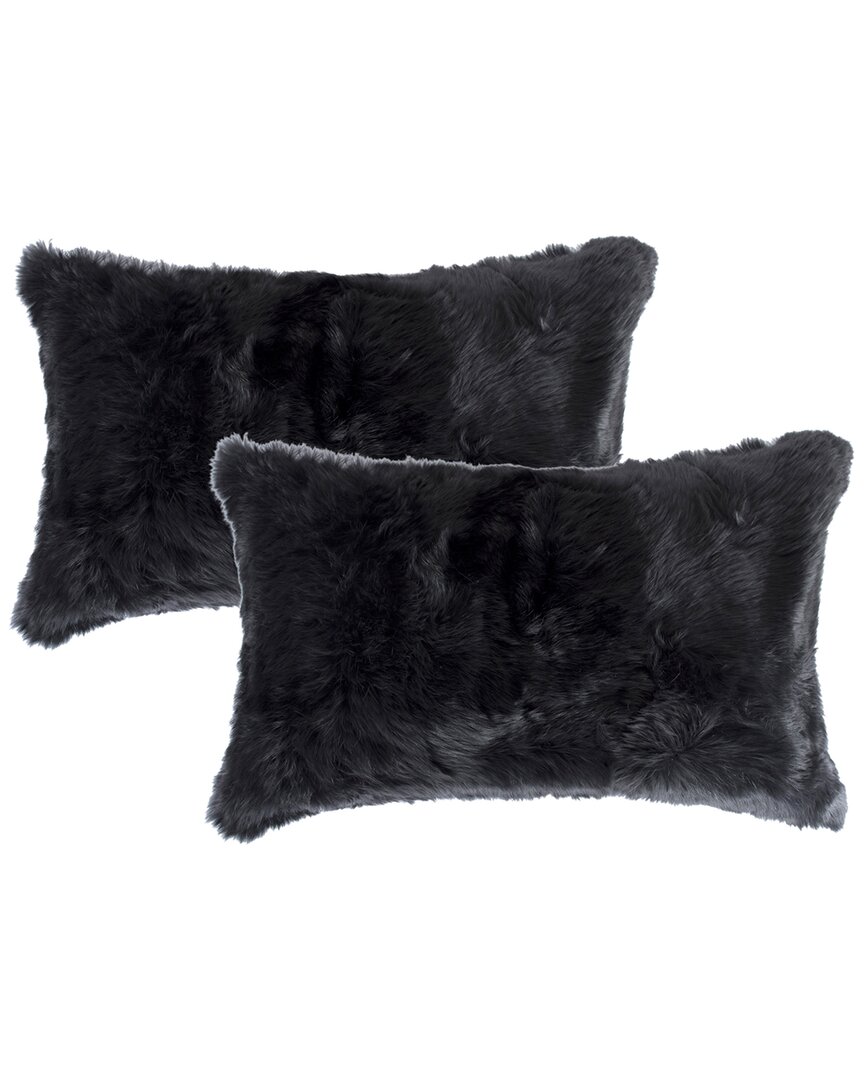 Lifestyle Brands 2pk Pillows In Black