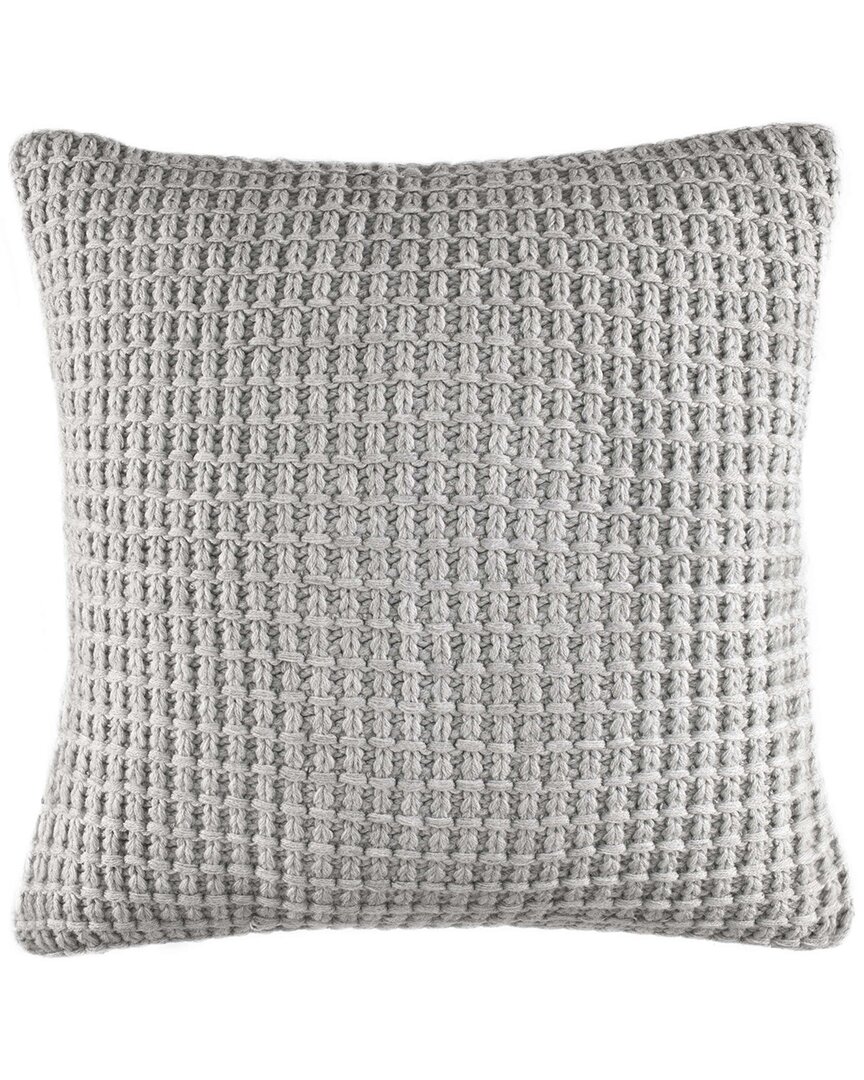 Nautica Fairwater Grey Throw Pillow In Blue