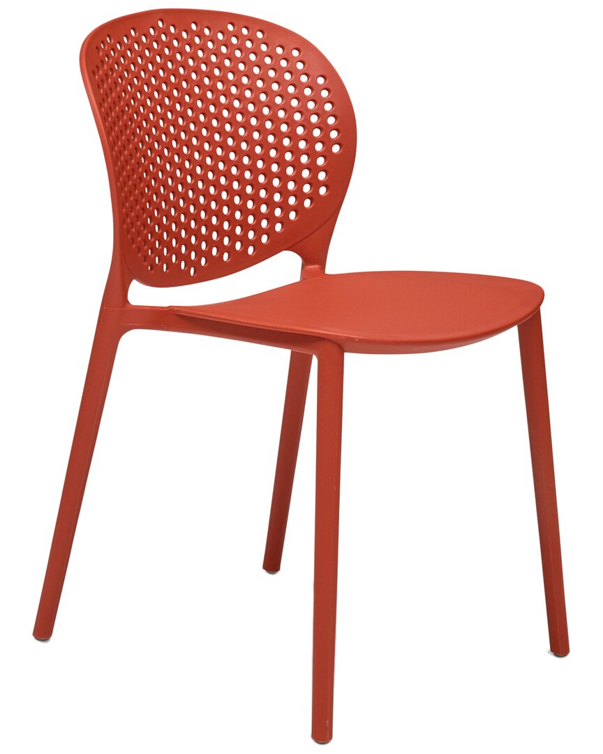 Urbia Metro Set Of 4 Bailey Side Chairs In Orange