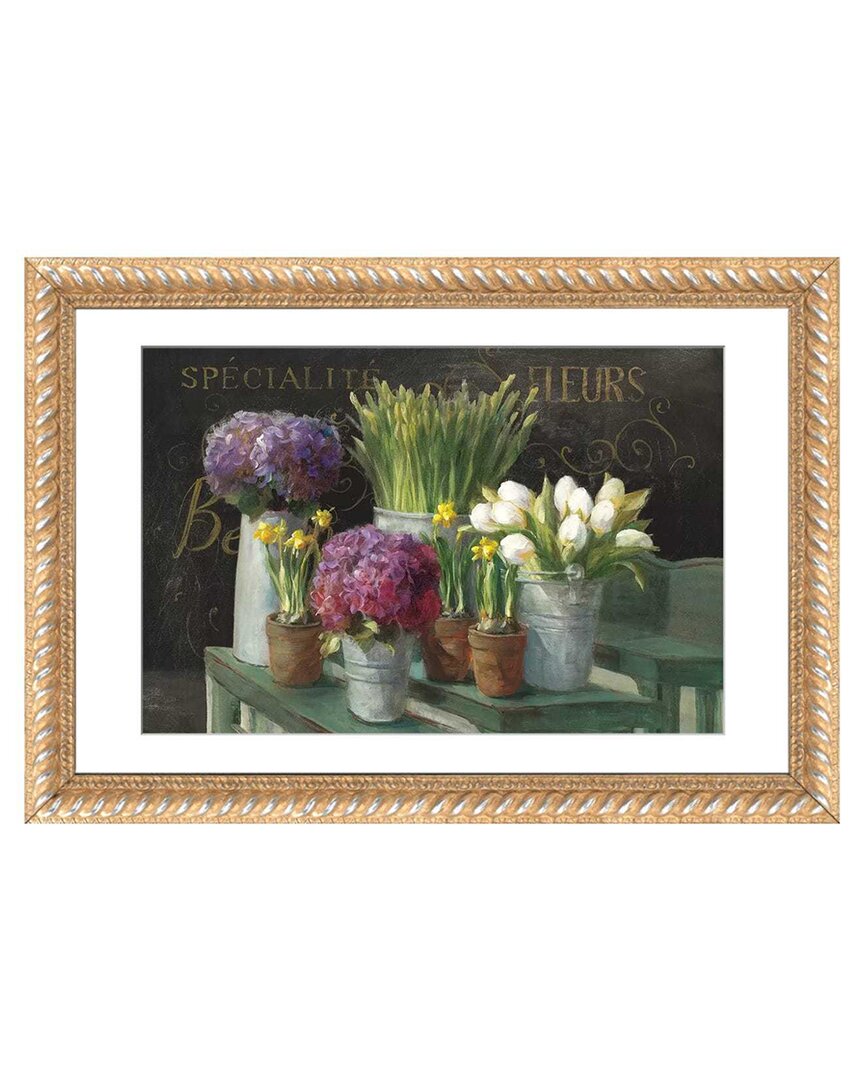 Icanvas Les Fleurs Printemps On Black By Danhui Nai Wall Art