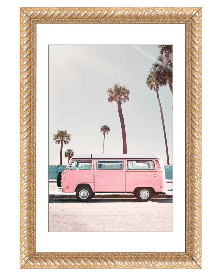 Shop Icanvas Pink Van By Sisi & Seb Wall Art