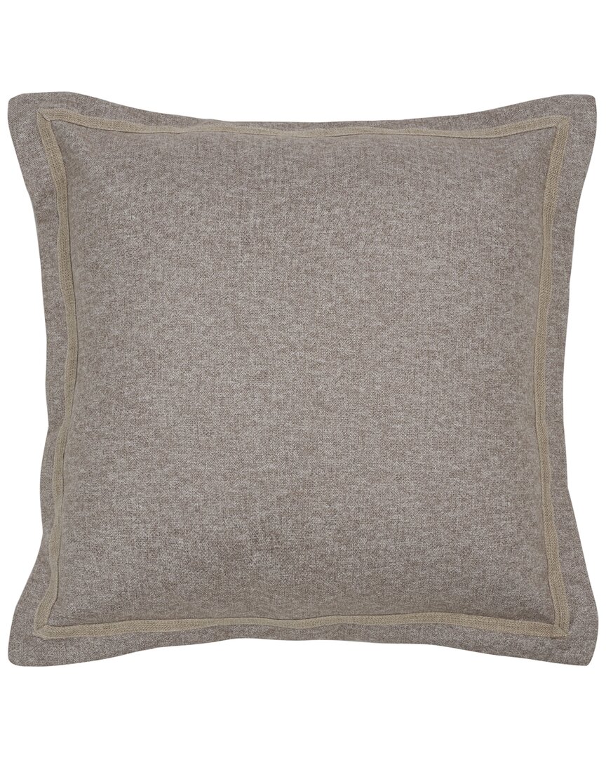 Safavieh Pyper 18x18 Linen-blend Pillow In Gray