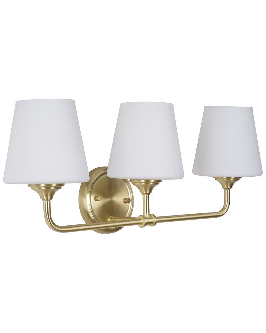 Kenroy Home Roberts 3-light Vanity Light In Gold