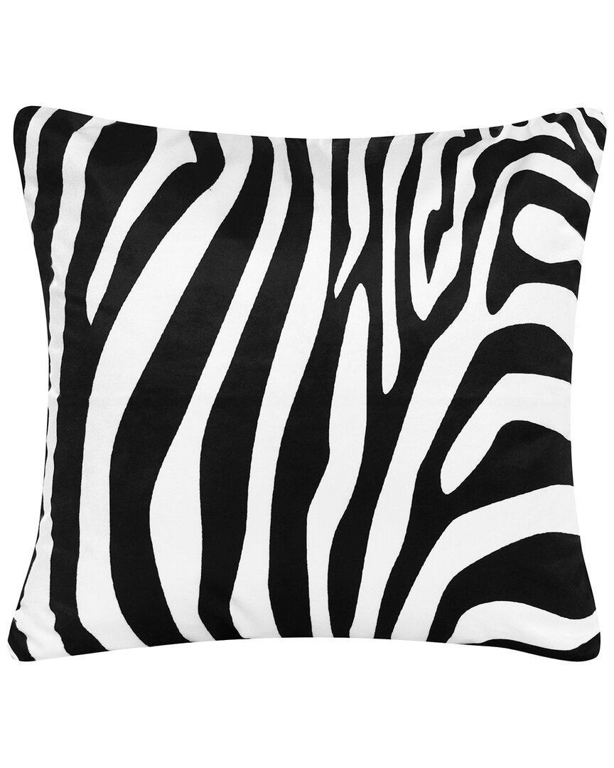 Lr Home Daniela Handmade Black/white Animal Print Throw Pillow