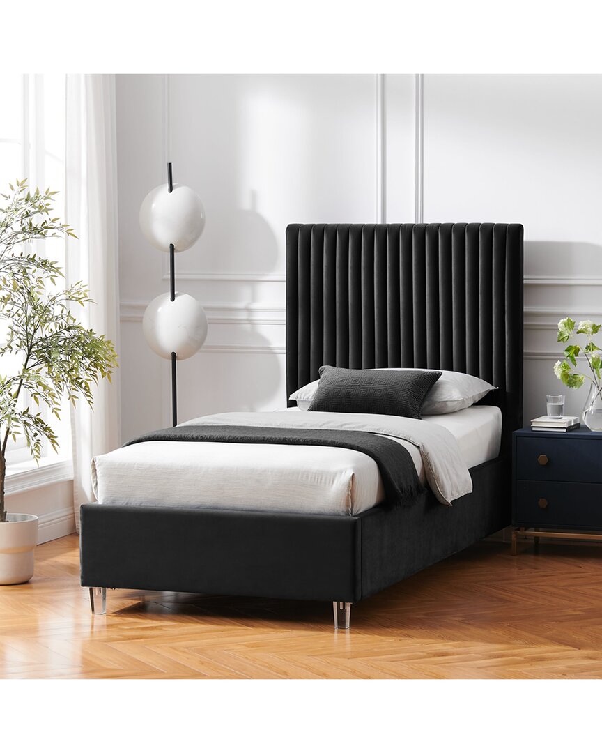 Inspired Home Alyah Platform Bed In Black