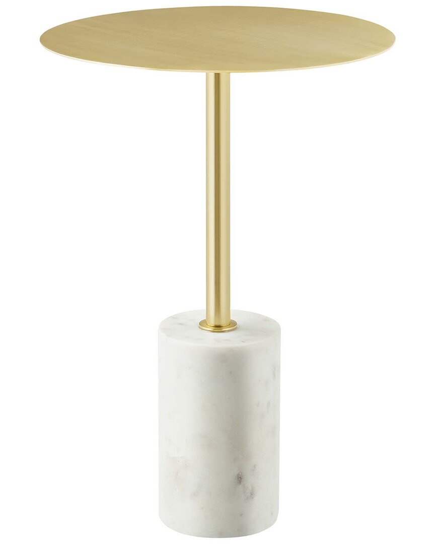Modway Lyric Round Side Table In White