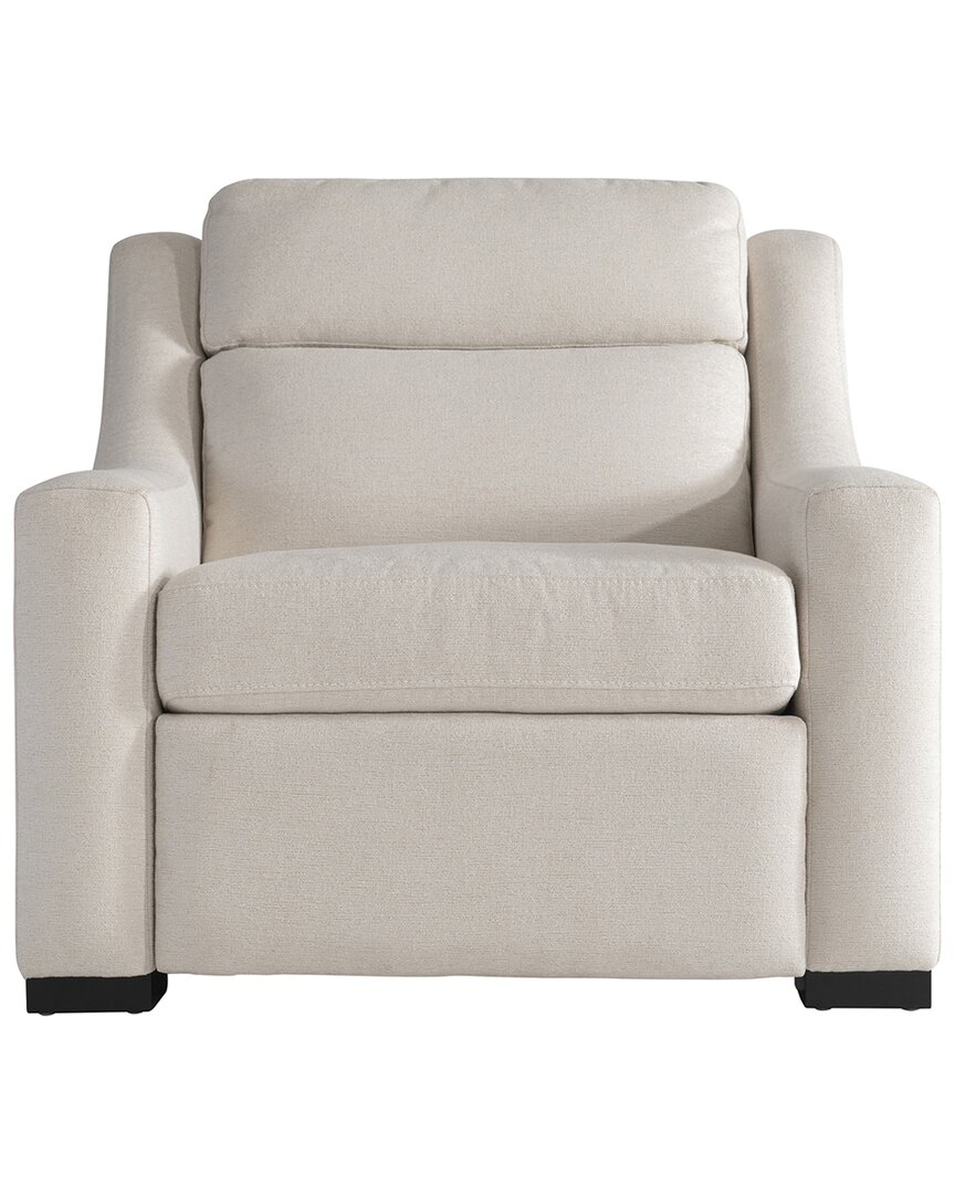 Bernhardt Germain Fabric Power Motion Chair In White