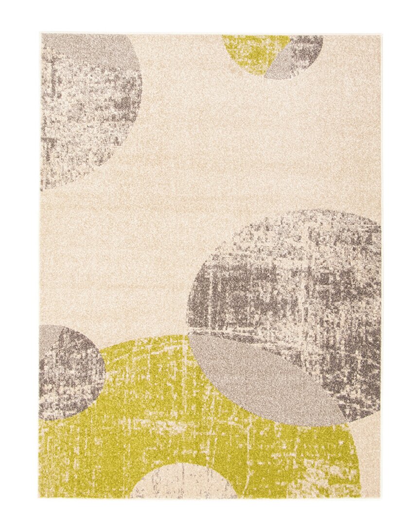 Ecarpet Bellagio Modern Abstract Rug In Ivory